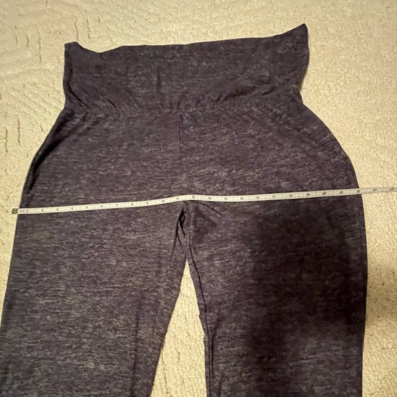 Bobbie Brooks high top stretchy wide leg fold down waist athletic pants 🌟EUC - Picture 4 of 6